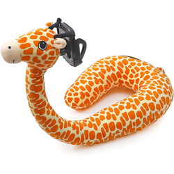 Modelli di esplosione rosso netto cuscino a forma di u cuscino cervicale cuscino cervicale cuscino staffa pigro simpatico cartone animato animale en oferta