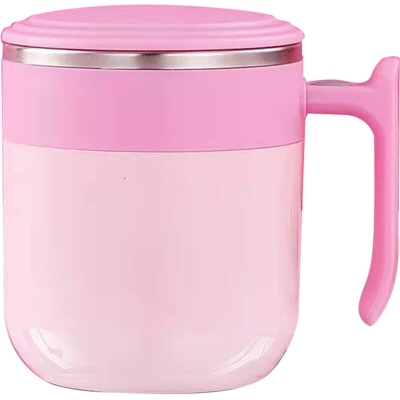 Tazza autoagitante da 300 ml con coperchio Tazza da caffe con agitazione automatica Tazza da caffe automiscelante elettrica in acciaio inossidabile