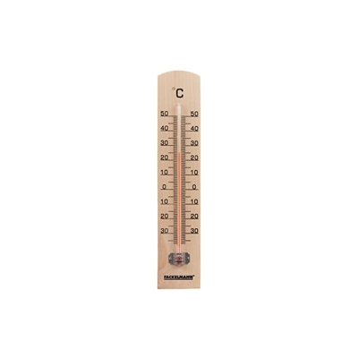 Fackelmann 16364 Tecno - Termometro in Legno, 25 cm