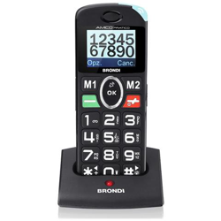 Amico Pratico Senior Phone 2 in 1 Cordless Dual Sim Display 1.77'' + Slot MicroSD Bluetooth con Tasti Grandi e SOS Fotocamera 1,3 MP Nero - Italia precio