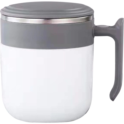 Tazza autoagitante da 300 ml con coperchio Tazza da caffe con agitazione automatica Tazza da caffe automiscelante elettrica in acciaio inossidabile
