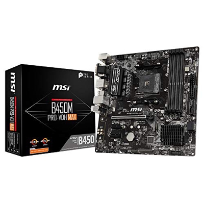 B450M PRO-VDH Max AMD B450 Presa AM4 micro ATX, Scheda madre