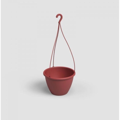 Artevasi Vaso Sospeso Algarve 30 cm Rosso Scuro