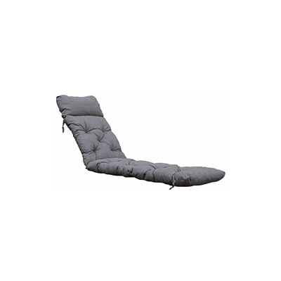 Chicreat Cuscino per lettino, grigio chiaro, 195 x 49 cm