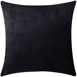 Federa per cuscino elasticizzata da 45 * 45 cm in tinta unita senza anima,Tipo,nero - Tipo,nero en oferta