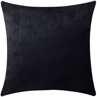 Federa per cuscino elasticizzata da 45 * 45 cm in tinta unita senza anima,Tipo,nero - Tipo,nero