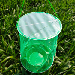 Fly Catcher Hanging Fly Catcher Cage Trappola per mosche Trappola per mosche pieghevole Gabbia per mosche con vaso per giardino Ranch Orchard,Tipo, 3 características