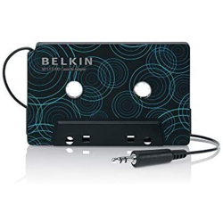F8V366bt Adattatore per Cassette Portatile da Auto, Connettore da 3.5 mm, Bianco - Belkin en oferta