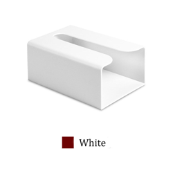 Scatola di tessuto semplice Scatola di pompaggio quadrata di pasta senza cuciture creativa Rack di stoccaggio di tessuto di plastica multifunzionale precio