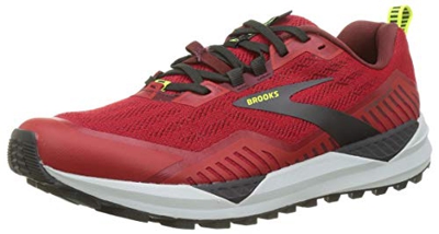 Brooks Cascadia 15, Scarpe da Corsa Uomo, Samba Red/Brick/Black, 43 EU
