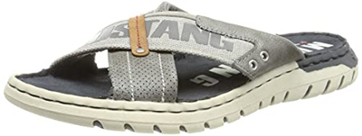 Mustang 4148-703, Sandali Uomo, Grau, 44 EU