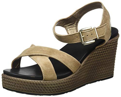 IGI&CO Sandalo Donna DTG 51808, Plateau Bambina, Beige (Beige Scuro 5180811), 35 EU