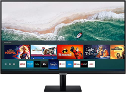 Samsung Smart Monitor M5 (S27AM502), Flat 27", 16:9, 1920x1080 (Full HD), Piattaforma Smart TV (Amazon Video, Netflix), Airplay, Mirroring, Office 365 precio