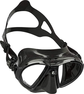 Cressi Air Mask, Maschera Subacquea Professionale Unisex-Adulto, Nero, Taglia unica