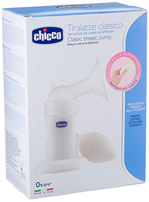 Chicco Tiralatte Classico, Manuale, Bianco