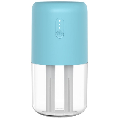 Umidificatori a doppio spray da 280 ml con luce notturna a LED Umidificatore a nebbia fredda 2 modalita di spruzzo Umidificatori portatili da