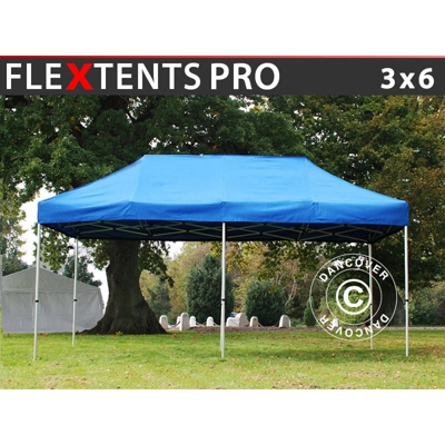 Gazebo pieghevole Gazebo rapido FleXtents PRO 3x6m Blu