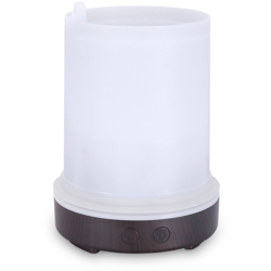 YX205 200ml Umidificatore d'aria USB Diffusore d'aria Olio essenziale Macchina per aromaterapia Creatore di nebbia Arte scavata 7 Luci colorate per precio