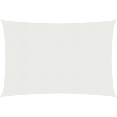 YOUTHUP Vela Parasole 160 g/m2 Bianca 2,5x5 m in HDPE - Bianco