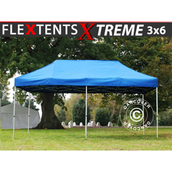 Gazebo pieghevole Gazebo rapido FleXtents Xtreme 50 3x6m Blu en oferta