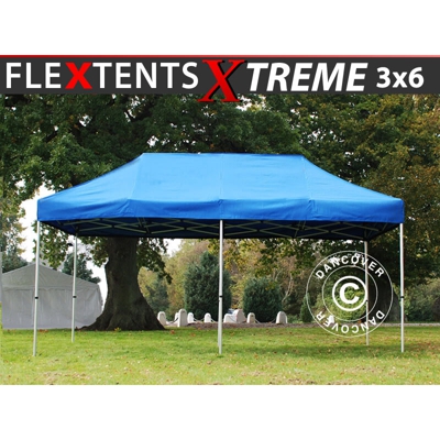 Gazebo pieghevole Gazebo rapido FleXtents Xtreme 50 3x6m Blu