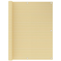 Paravento da Balcone Beige 120x400 cm in HDPE - Beige - Vidaxl características