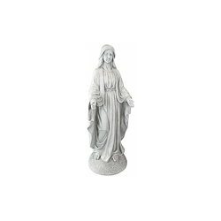 Design Toscano Madonna di Notre Dame Statua religiosa da giardino, poliresina, pietra antica, 91 cm en oferta
