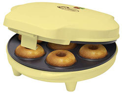 ADM218SD macchina per ciambella e cupcake Donut maker 7 donuts 700 W Giallo, Donutmaker en oferta