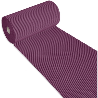 Tappeto Gomma Morbido Bordo Piscina Rotolo 15 MT Multiuso Sottobicchiere Lavello 100% Made In Italy - Viola