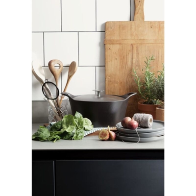 Pentola in Ghisa Smaltata 3,4 L 24 cm Nera - Nero - Cuisinox