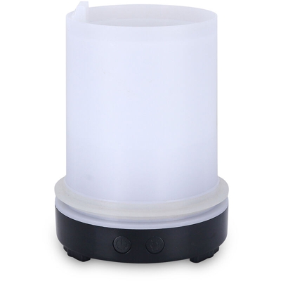 YX205 200ml Umidificatore d'aria USB Diffusore d'aria Olio essenziale Macchina per aromaterapia Creatore di nebbia Arte scavata 7 Luci colorate per