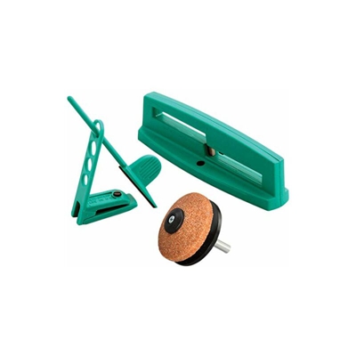 MULTI-SHARP 1801 Kit di affilatura per Utensili da Giardino, Multifunzione, per Lame di Tosaerba rotativi, cesoie, troncarami, ASCE, Forbici da