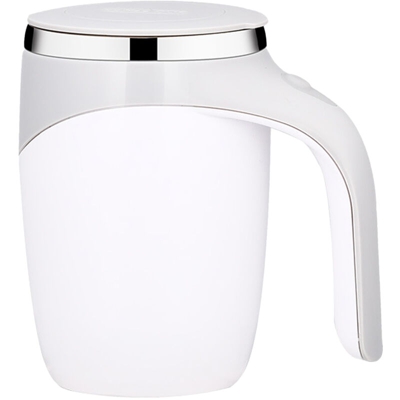 Tazza autoagitante da 380 ml con coperchio Tazza da caffe con agitazione magnetica automatica Tazza da caffe elettrica in acciaio inox automiscelante