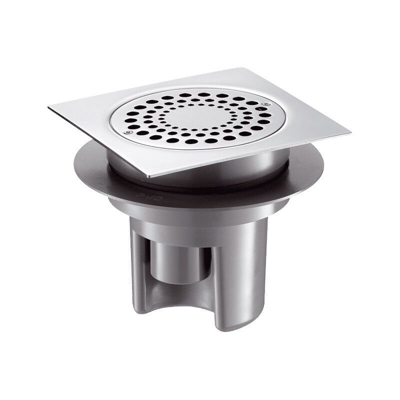 Delabie - Scarico a pavimento con altezza regolabile 150 x 150 mm -