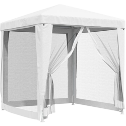 YOUTHUP Tendone per Feste con 4 Pareti in Rete 2x2 m Bianco - Bianco en oferta