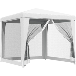 YOUTHUP Tendone per Feste con 4 Pareti in Rete 2,5x2,5 m Bianco - Bianco características