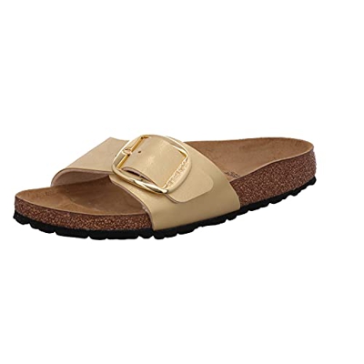 Birkenstock, Madrid Big Buckle graceful gold, Birko Flor, 37