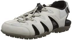 Geox D STREL B, Fisherman-Sandali Donna, off White Lt Grey, 38 EU precio