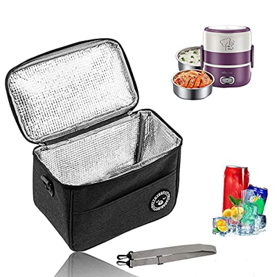 Borsa termica,VVEMERK 6L borsa termica porta pranzo Impermeabile Portatile Borse da picnic per Escursionismo,Picnic All'aperto,Barbecue,Lavoro,Pranzo