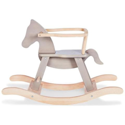 Cheval À Bascule En Bois Gris Nature precio
