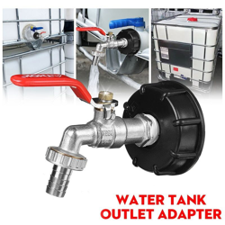 IBC Tank Adapter IBC Tote Tank Drain Adapter Rubinetto da giardino con attacco per tubo da 1/2 "con una gamma di uscite del rubinetto Acqua precio