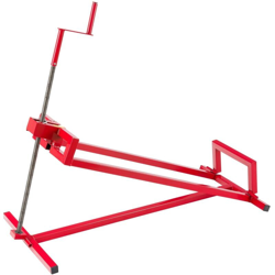 AREBOS Sollevatore Trattore da Prato 400 kg Rosso Dispositivo di Sollevamento características