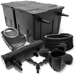 Set SunSun filtro per stagni a 60000l 18W Depuratore 70W Pompa 25m Tubo Skimmer SK30 características