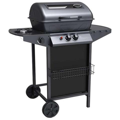 Barbeque Gas Pietra Lavica Bbq Con Fornello E Termostato