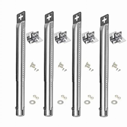 Confezione da 4 bruciatori universali per barbecue a gas in acciaio inox, pezzi di ricambio per Master Schmiede, fiamma perfetta, Uniflame, e altri precio