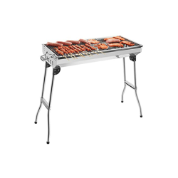 Grandma Shark Barbecue a Carbonella, Griglia Barbecue per Esterni in Acciaio Inossidabile, per BBQ da Tavolo da Giardino Esterno (Nessun Vassoio) características