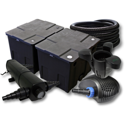 Set SunSun filtro per stagni a 60000l 18W Depuratore 40W ECO Pompa 25m Tubo Skimmer SK30 precio