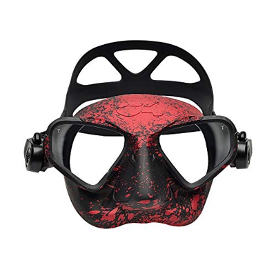 C4 Falcon Maschera Subacquea Professionale per Apnea e Pesca di profondità