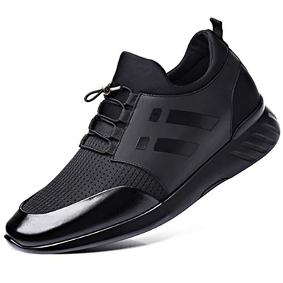 Scucs Mens Ava scarpe da ginnastica aumento interno scarpe da passeggio antiscivolo scarpe da corsa leggero traspirante scarpe da ginnastica