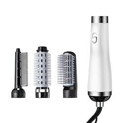 Asciugacapelli agli ioni negativi con pettine Spazzola per asciugacapelli Capelli ricci 5 in 1 Il più nuovo set di asciugacapelli e volumizzante, spaz en oferta